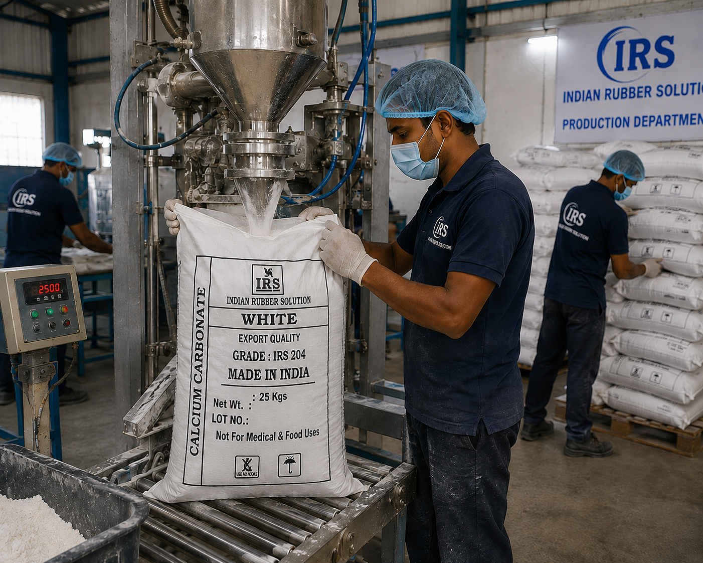 Calcium carbonate production