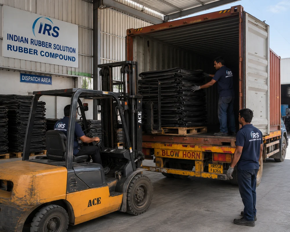 Rubber product dispatch